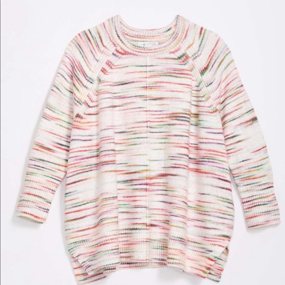 Lou and Grey rainbow striped sweater - Picture 1 of 9